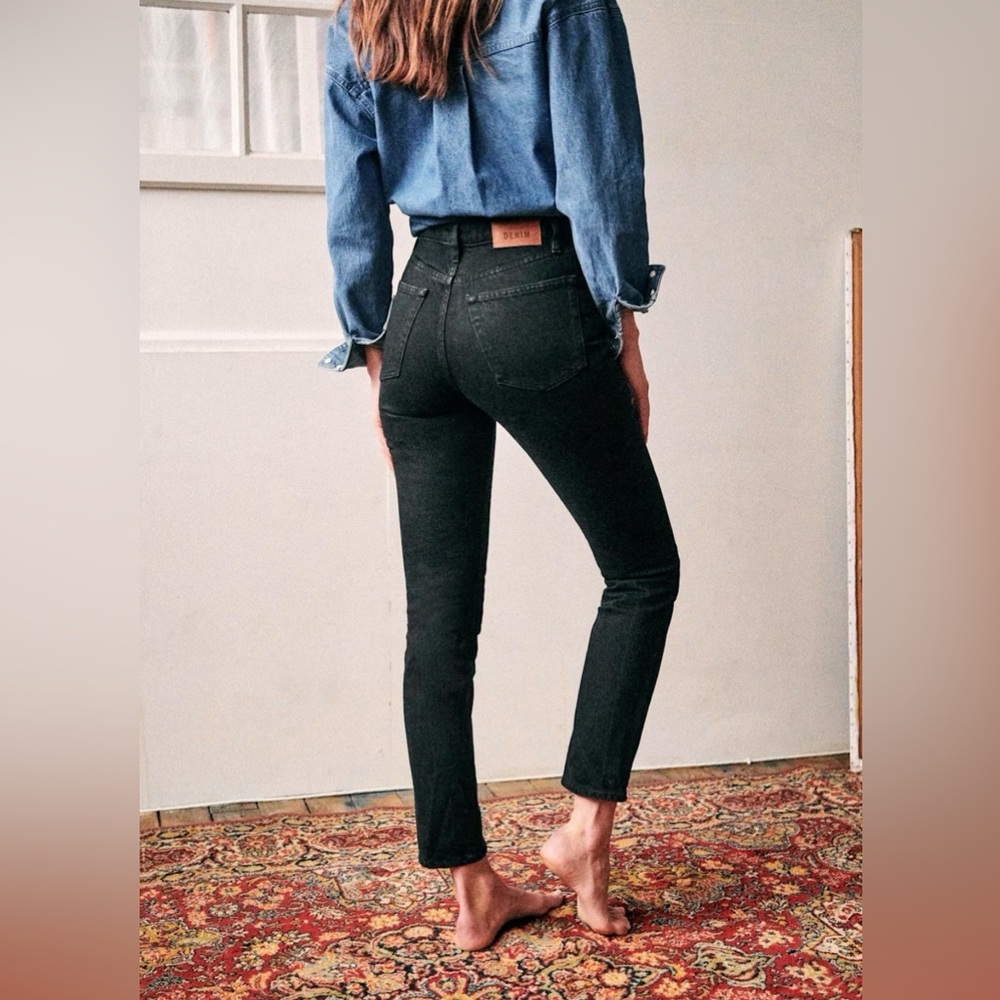 Sezane Le Brut Black Jeans sz 28 Tall NWT